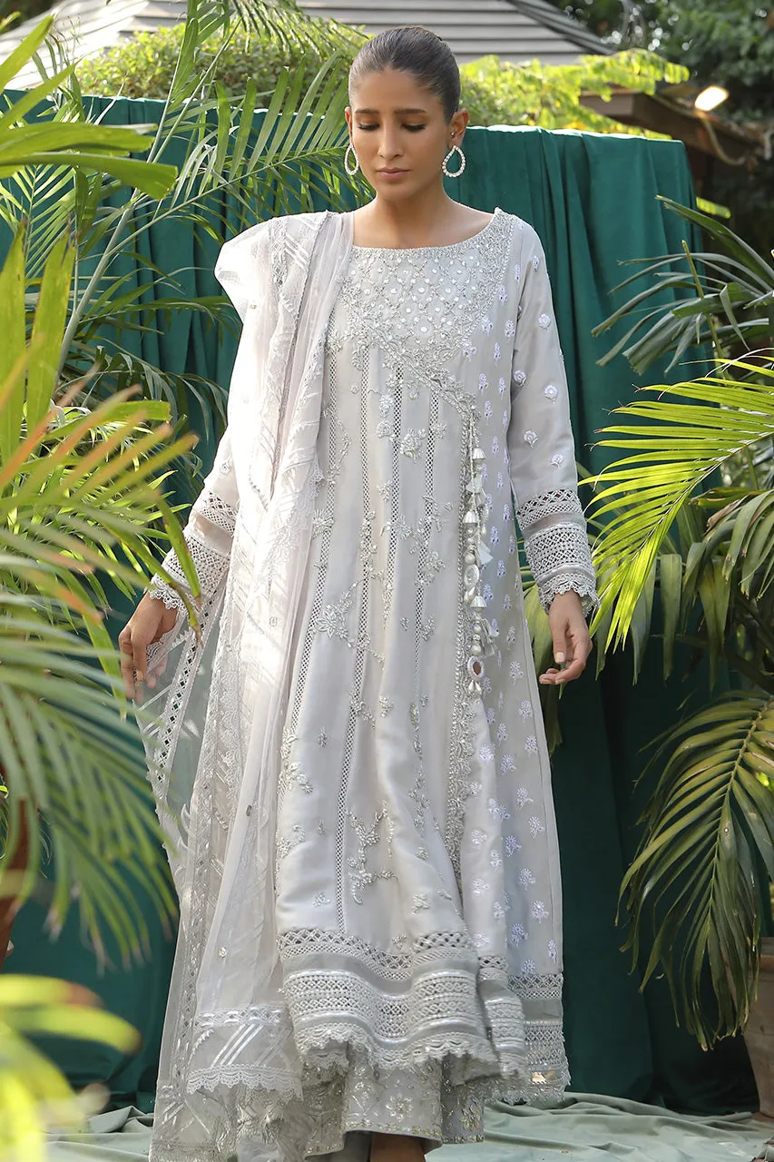 Pakistani Classical Frock In Anghrakha Style Wedding Wear