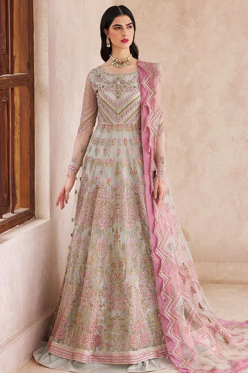 Pakistani Wedding Dress in Elegant Pishwas Frock Style