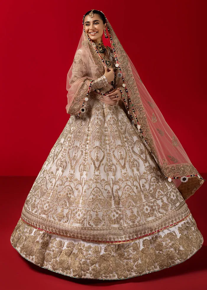 Pakistani Wedding Dress in Pishwas and Lehenga Style
