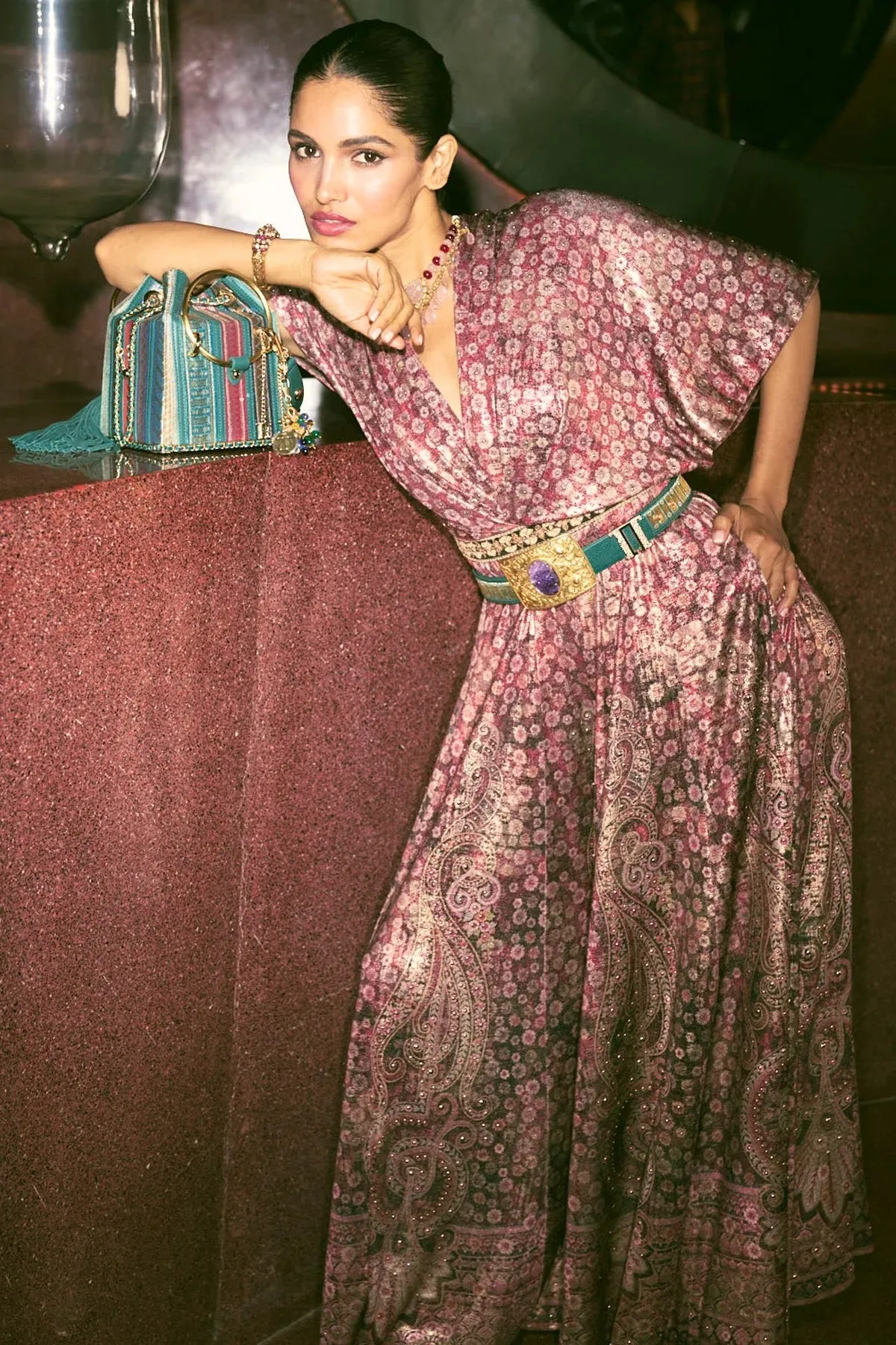 PANELLED JUMPSUIT