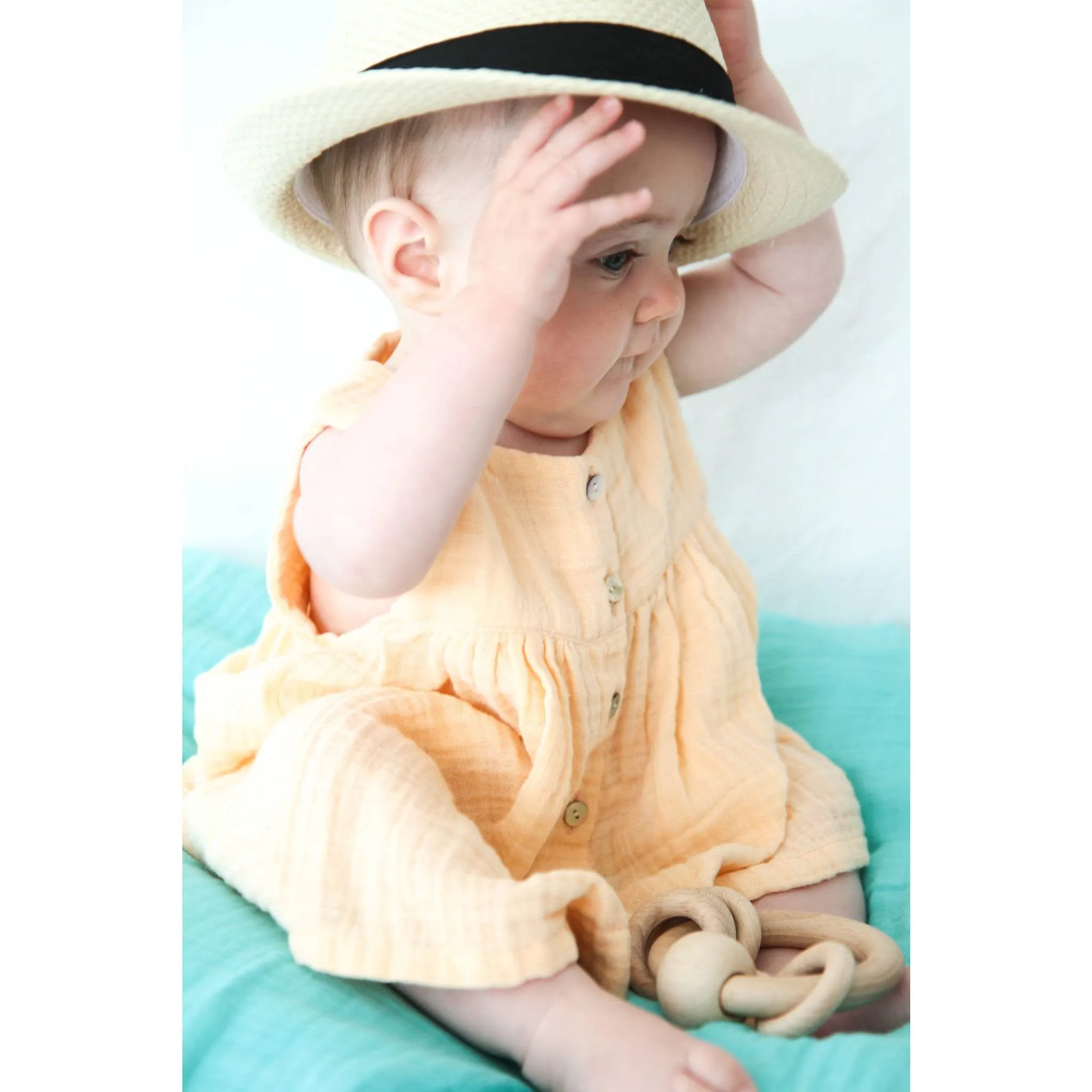Peach Dress (Organic Cotton)