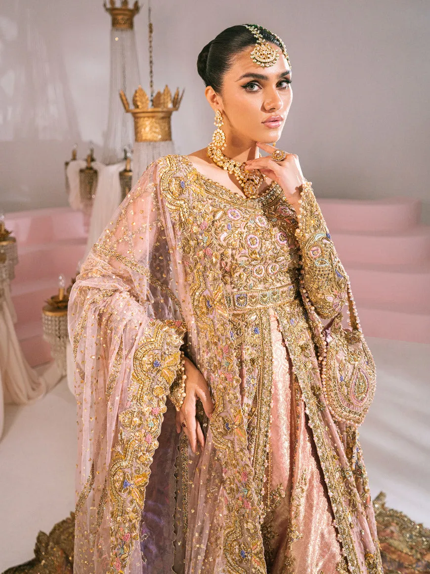 Peach Pink Bridal Lehenga Pakistani Wedding Dresses