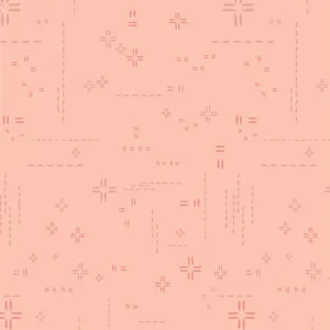 Peach Whisper - Decostitch Elements - Quilting Cotton- 1/2 Meter