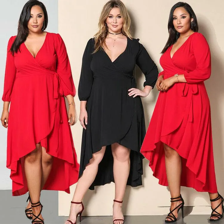Plus Size Evening Cocktail Prom Dresses