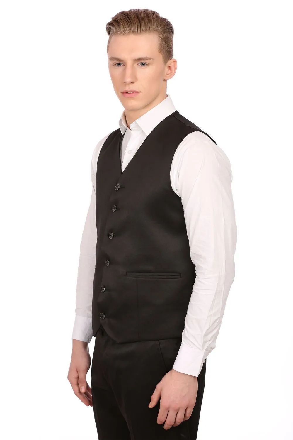 Poly Blend Black Tuxedo Jacket