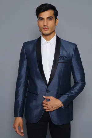 Poly-Satin Grey Blazer