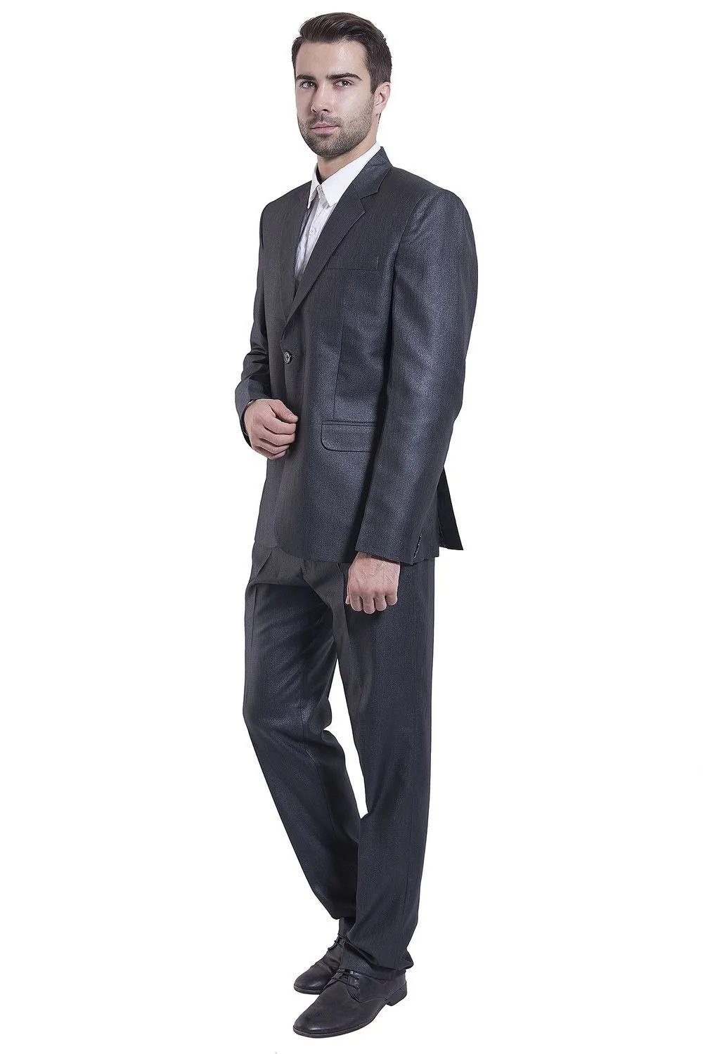 Poly Viscose Black Suit