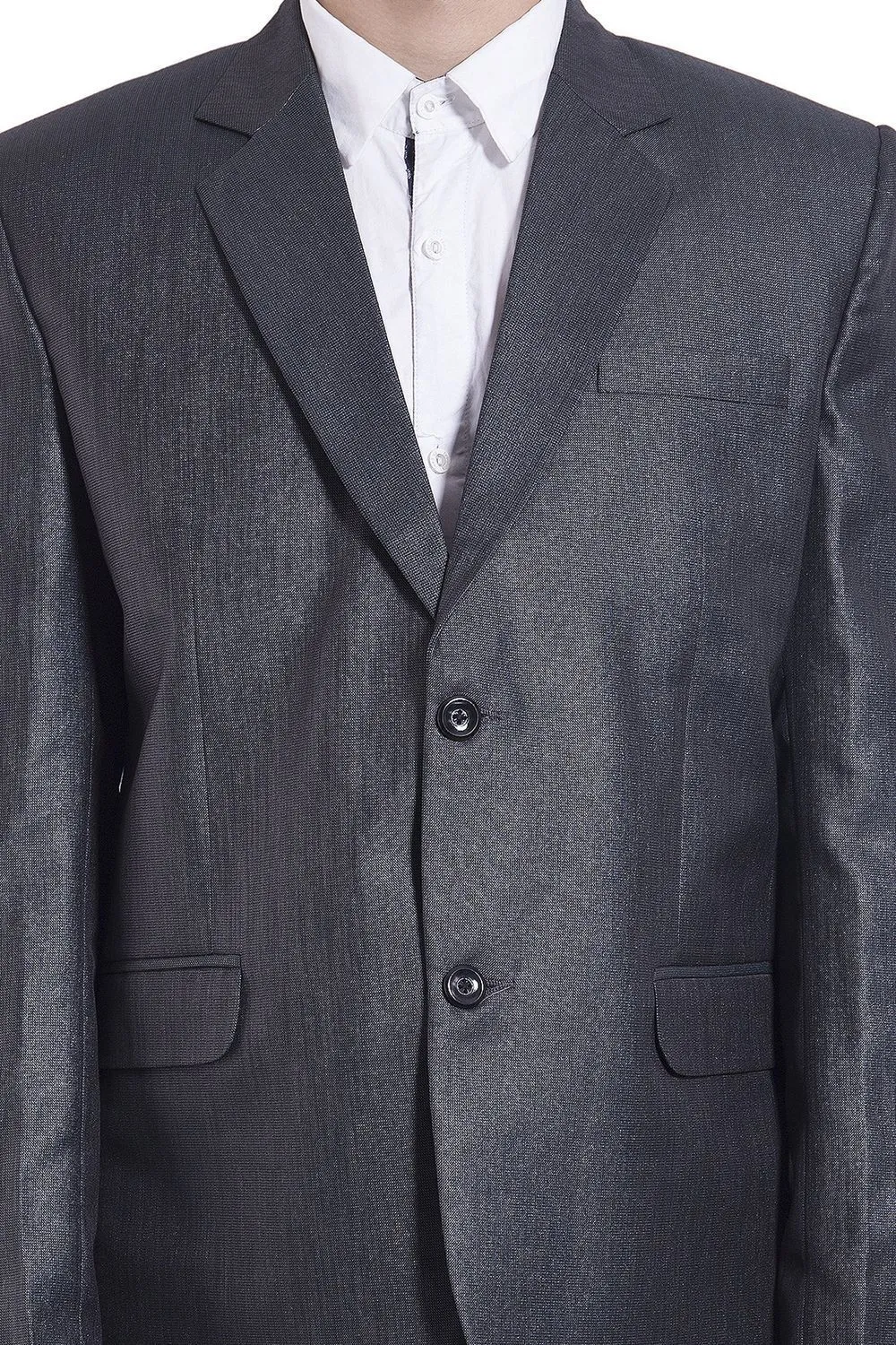 Poly Viscose Black Suit