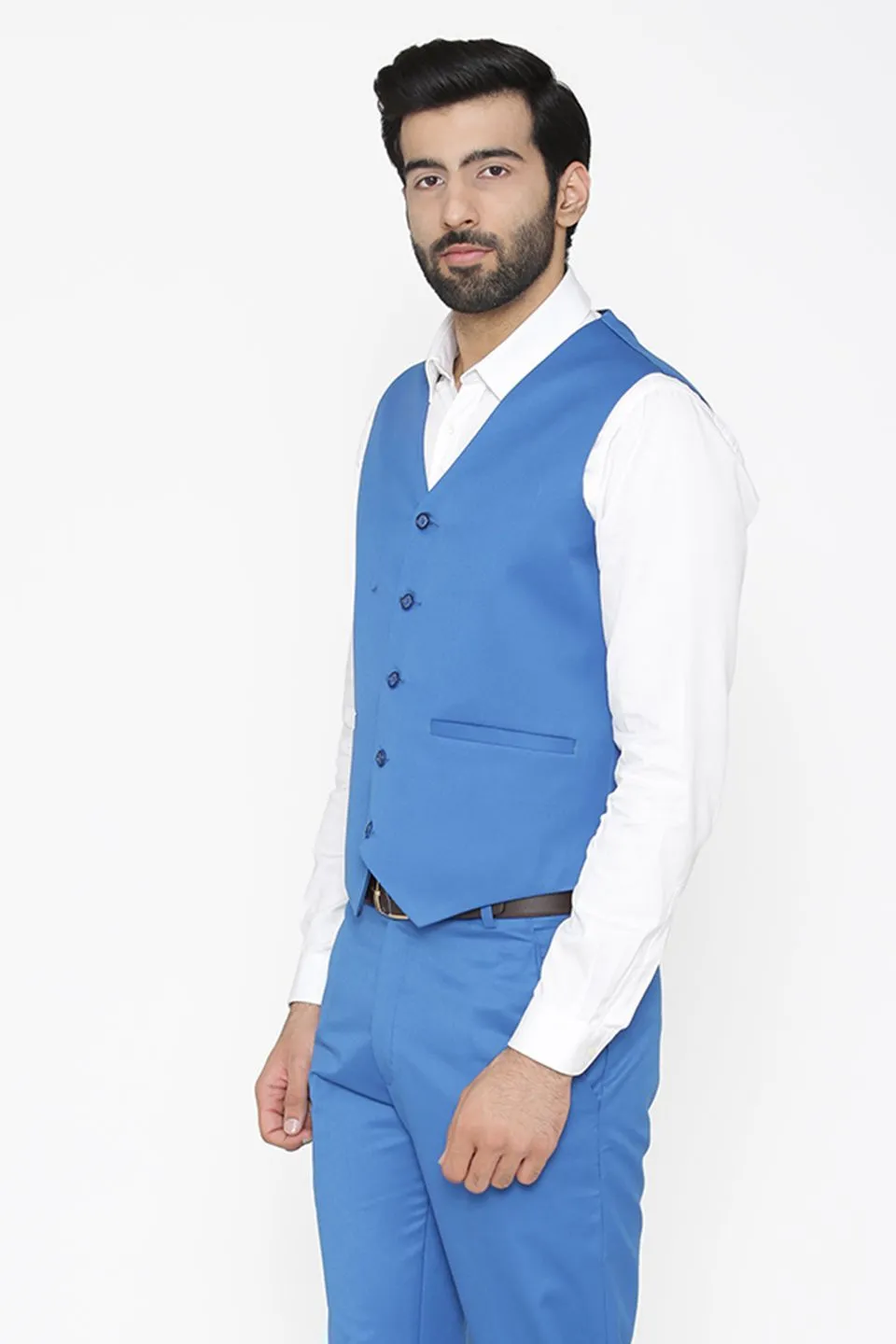 Polyester Cotton Blue Jacket