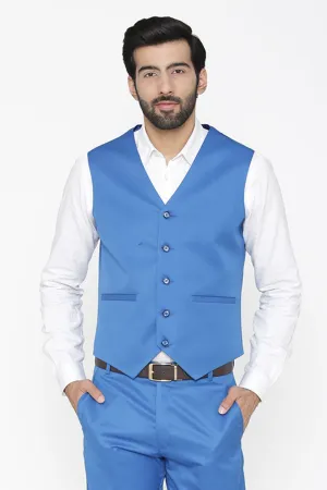 Polyester Cotton Blue Jacket