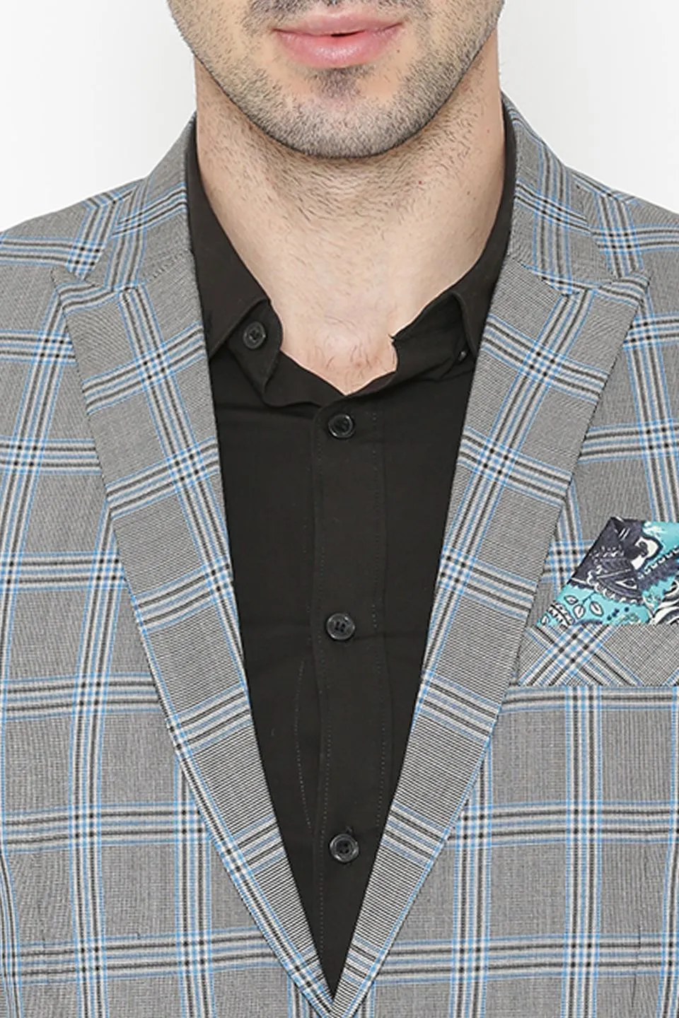 Polyester Cotton Green  Blazer