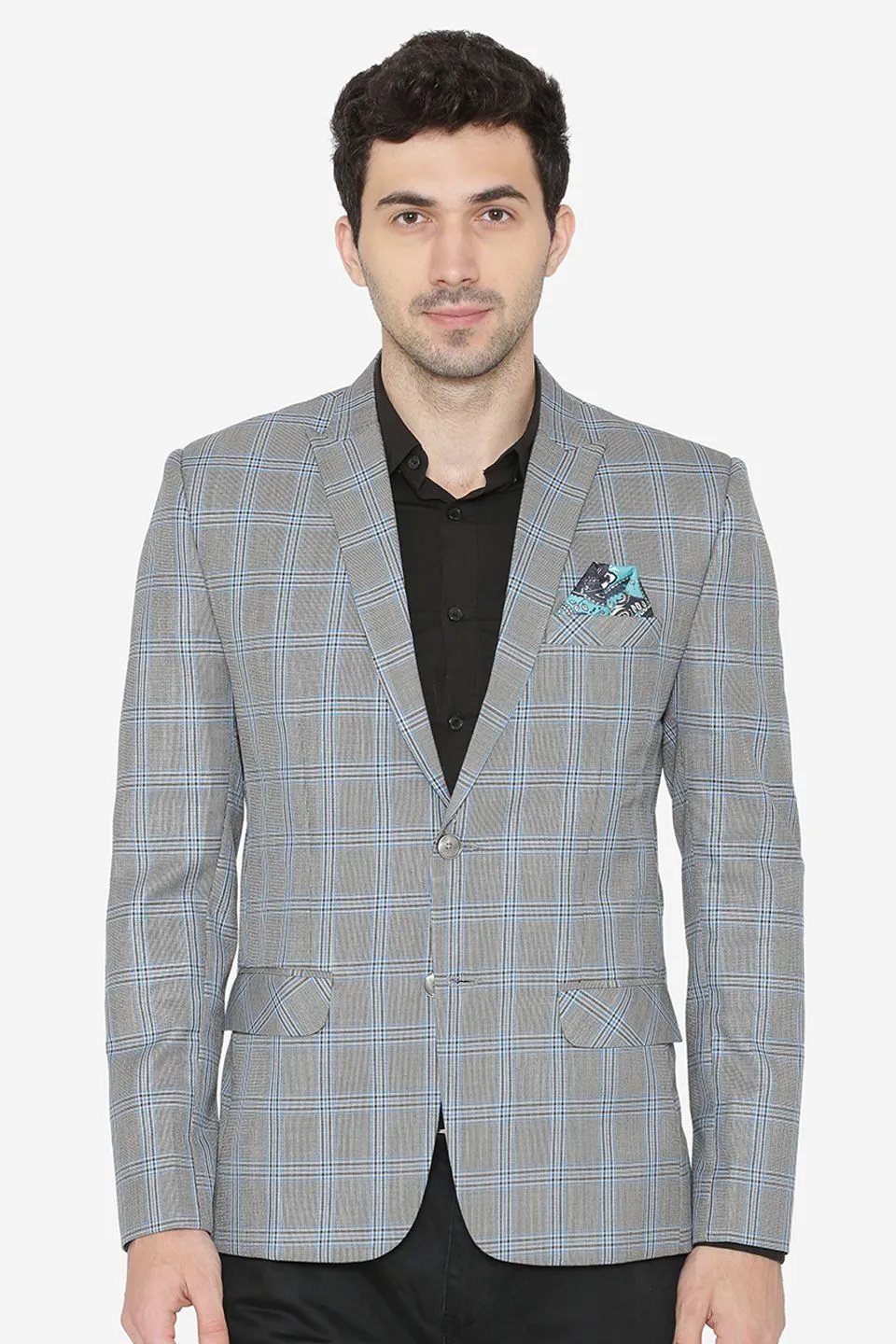 Polyester Cotton Green  Blazer