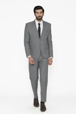 Polyester Cotton Grey Suit