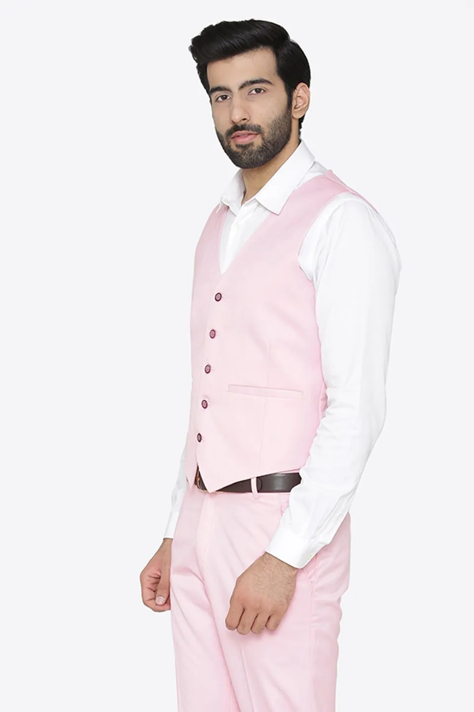 Polyester Cotton Pink Jacket