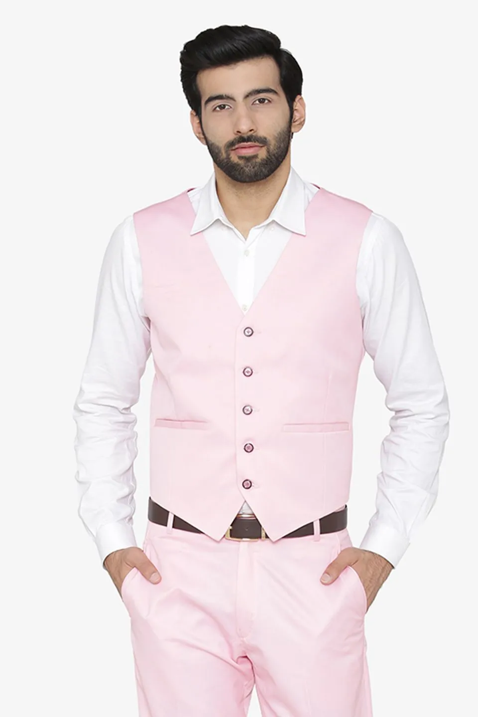 Polyester Cotton Pink Jacket