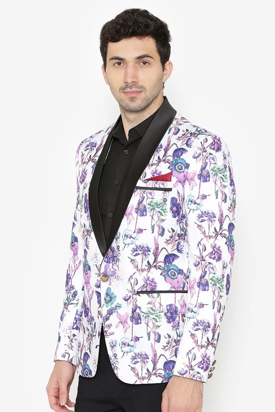 Polyester Fabric White Tuxedo
