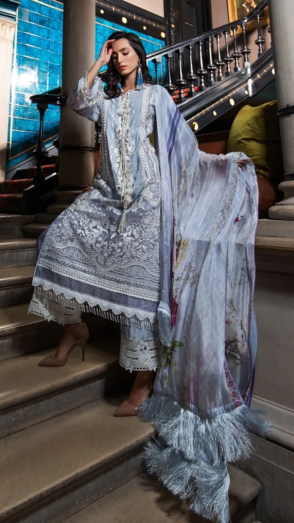 Pretty Pakistani fancy dress online shopping # P2633