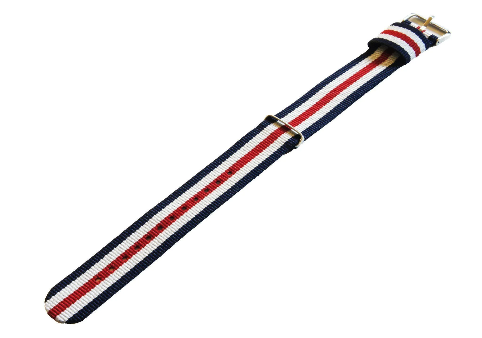 Red White Blue Nylon NATO® style Watch Band (24mm SALE)