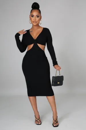 Romance Me Dress - Black
