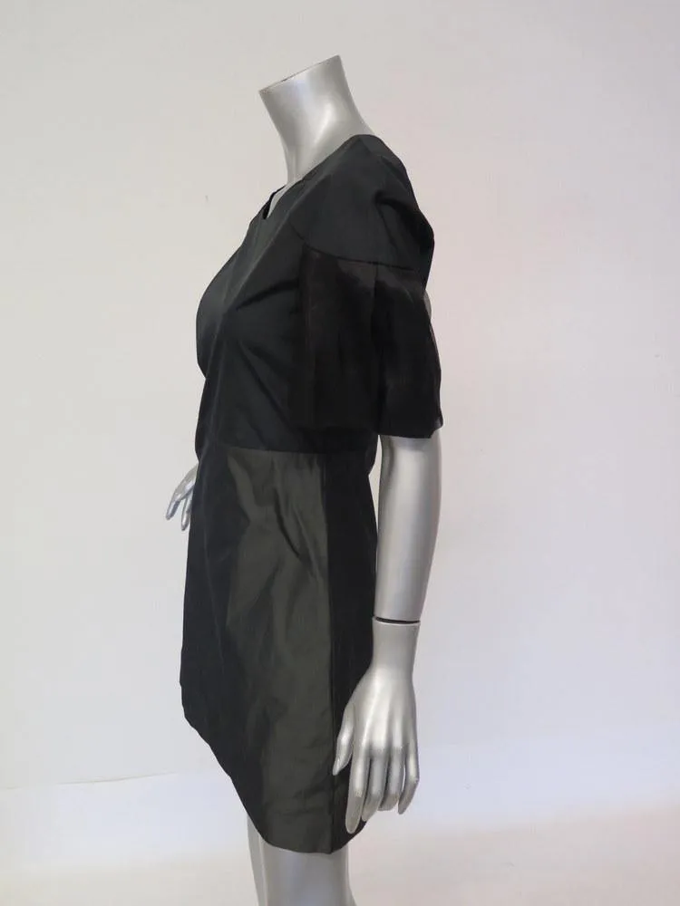 Ru Du Mail Women's Dress: Black Polyester Size 4, New