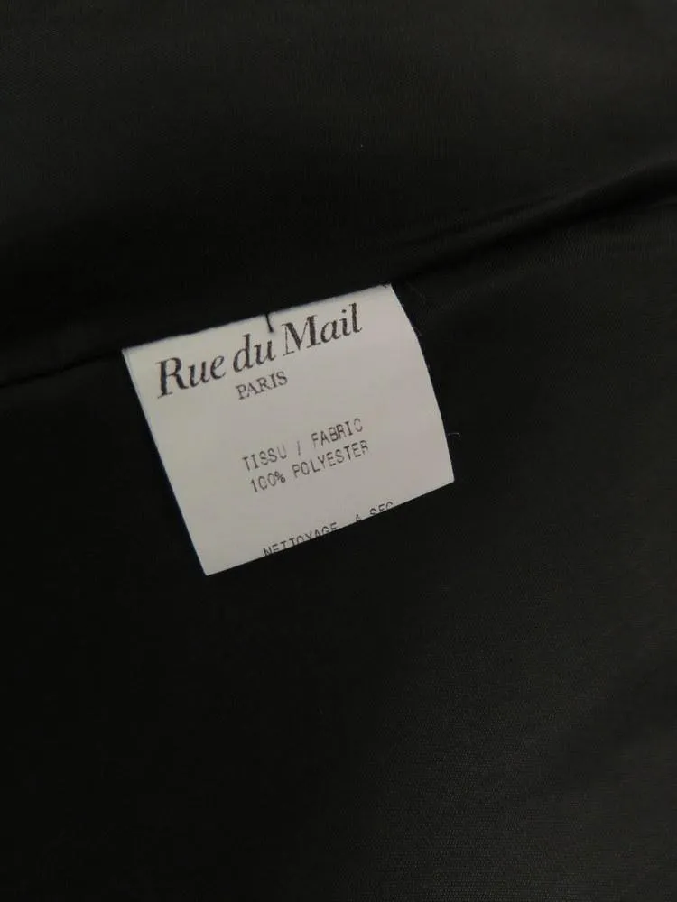 Ru Du Mail Women's Dress: Black Polyester Size 4, New