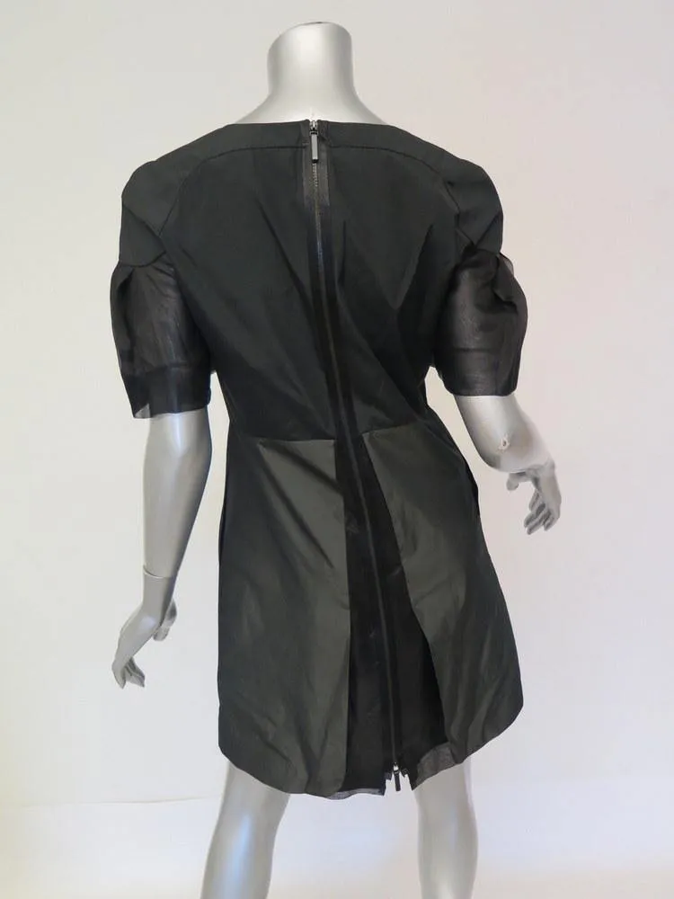 Ru Du Mail Women's Dress: Black Polyester Size 4, New