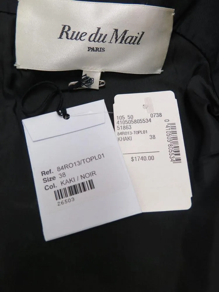 Ru Du Mail Women's Dress: Black Polyester Size 4, New