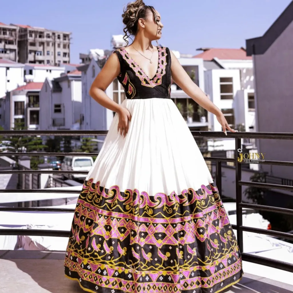 Shibaba Wedding Habesha Dress
