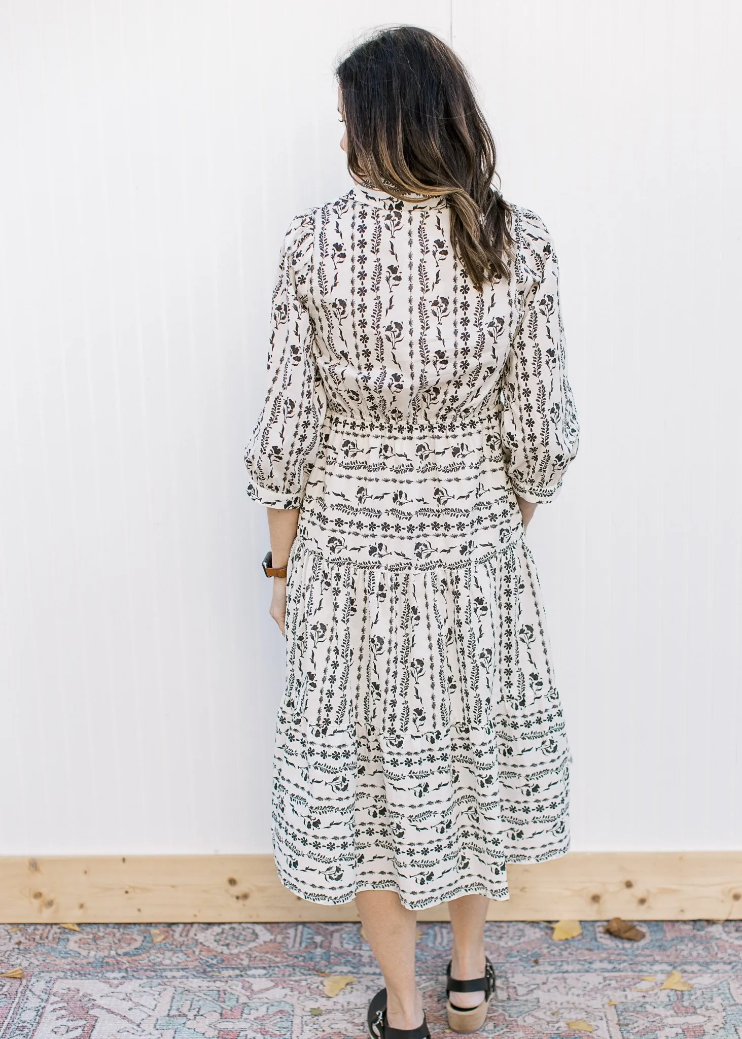 Simple Modern Floral Dress