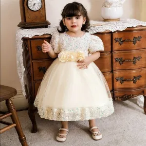 Sparkling Floral Elegance: Sequined Flower Vestidos for a Memorable Occasion