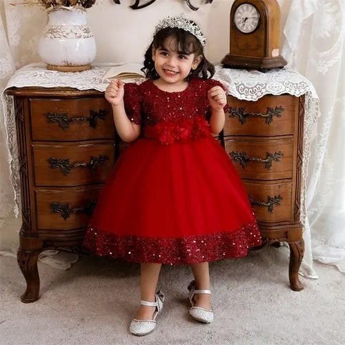 Sparkling Floral Elegance: Sequined Flower Vestidos for a Memorable Occasion