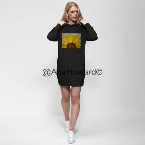 Sunflower Premium Cotton Hoodie Dress