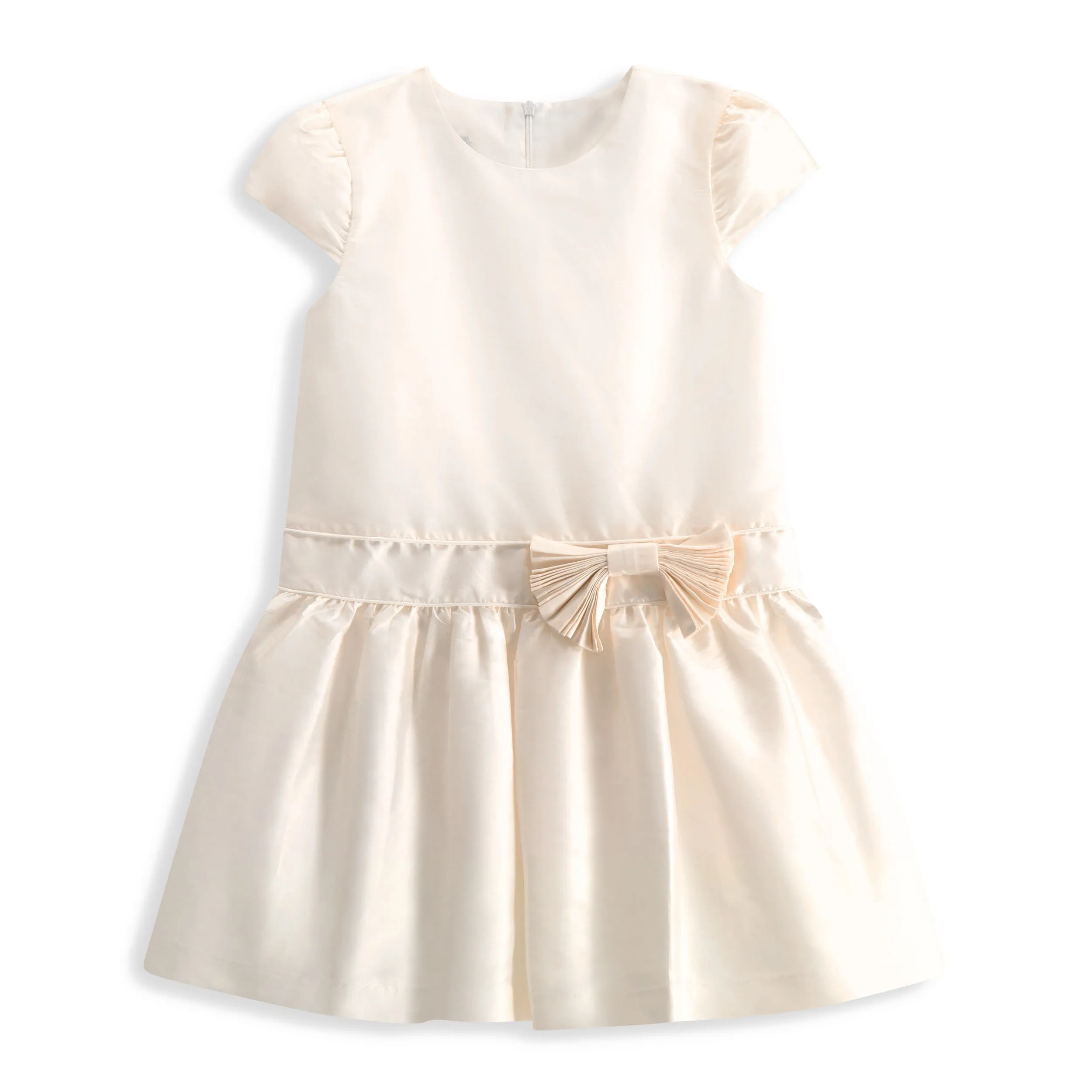 Taffeta Athenia Dress -- Ivory