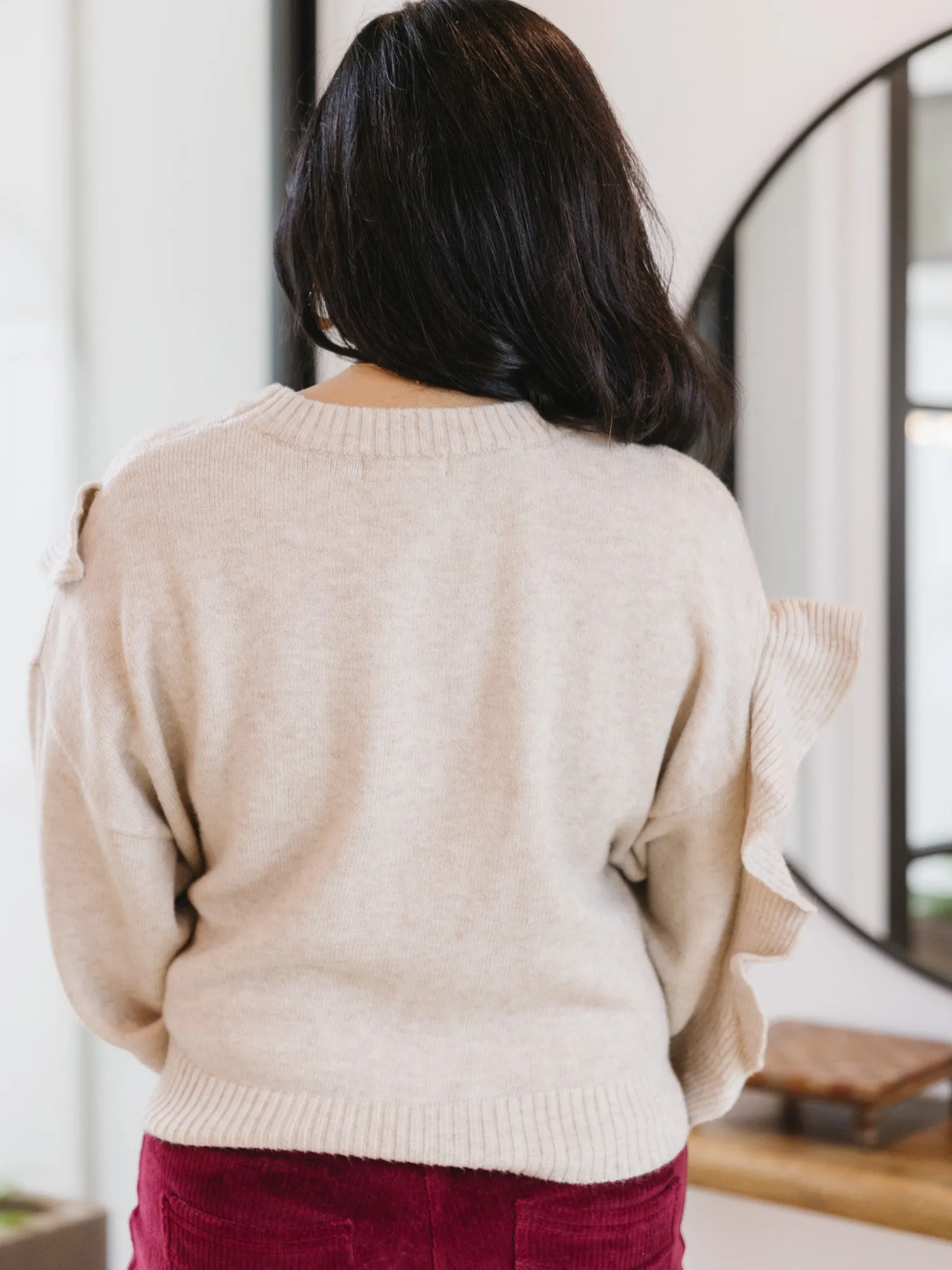 Tickled in Ruffles Sweater