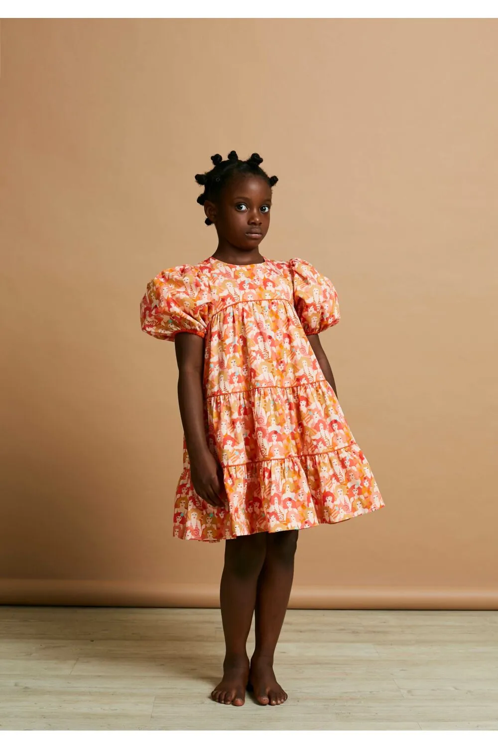 Too Tiery-ry Eyed Dress- Girls Print