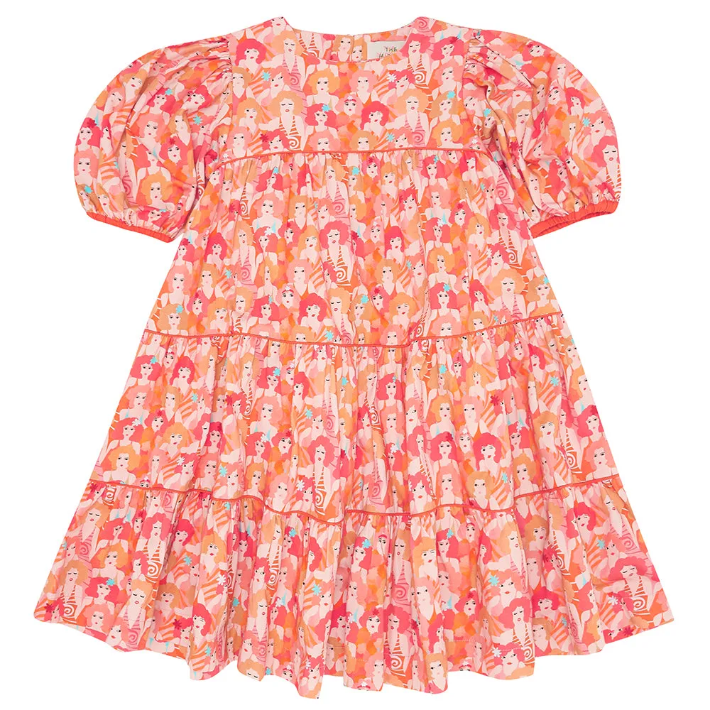 Too Tiery-ry Eyed Dress- Girls Print