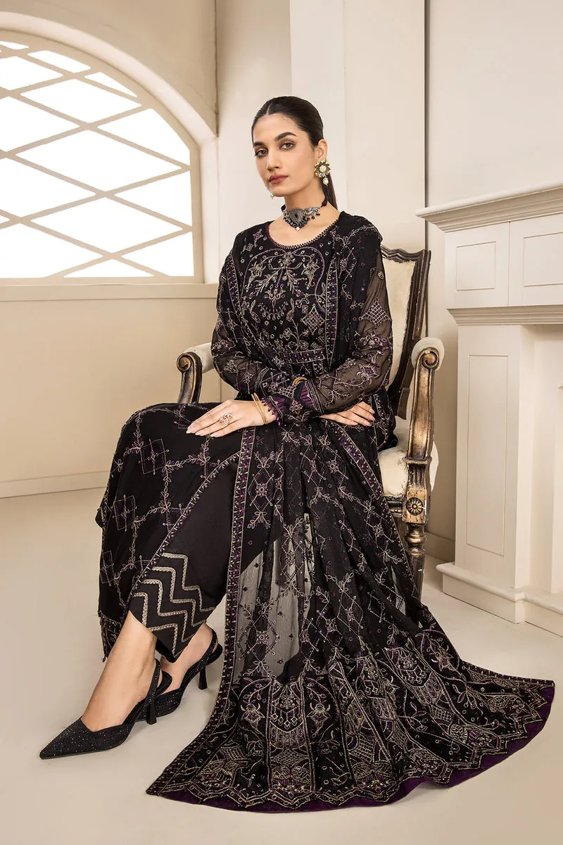 Traditional Pakistani Embroidered Long Kameez Party Dress