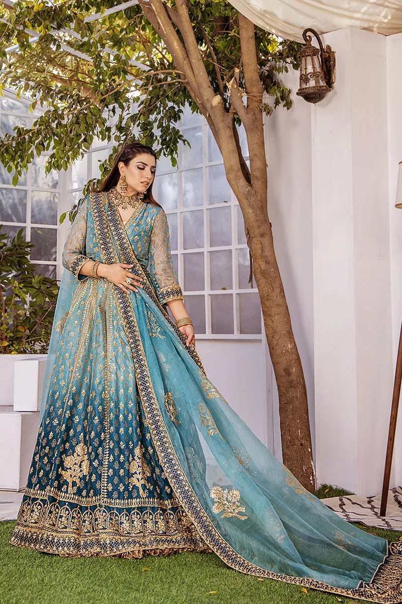 Traditional Pishwas Frock with Lehenga Dupatta Dress