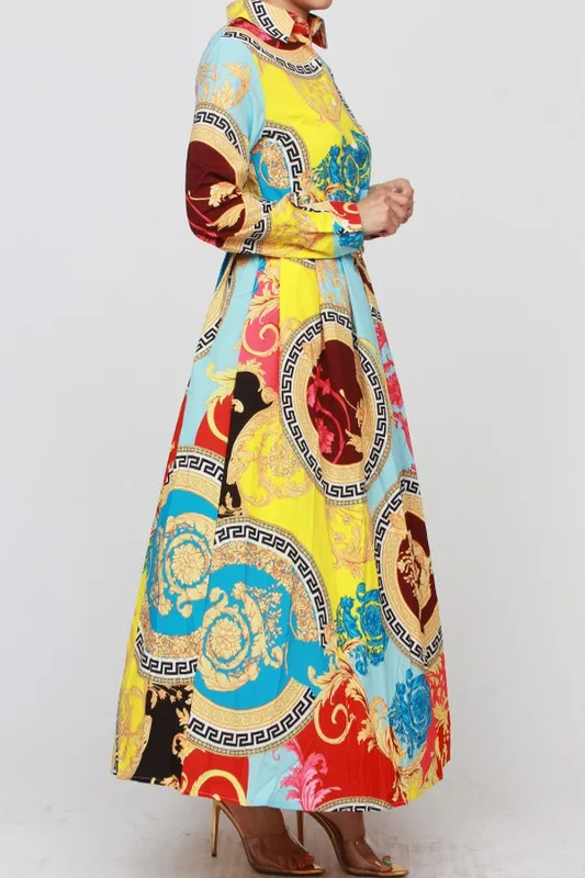 Valdin Print Dress
