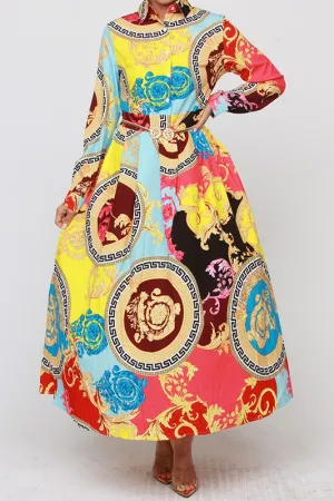 Valdin Print Dress