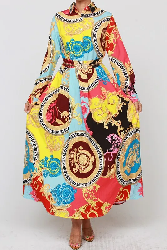 Valdin Print Dress