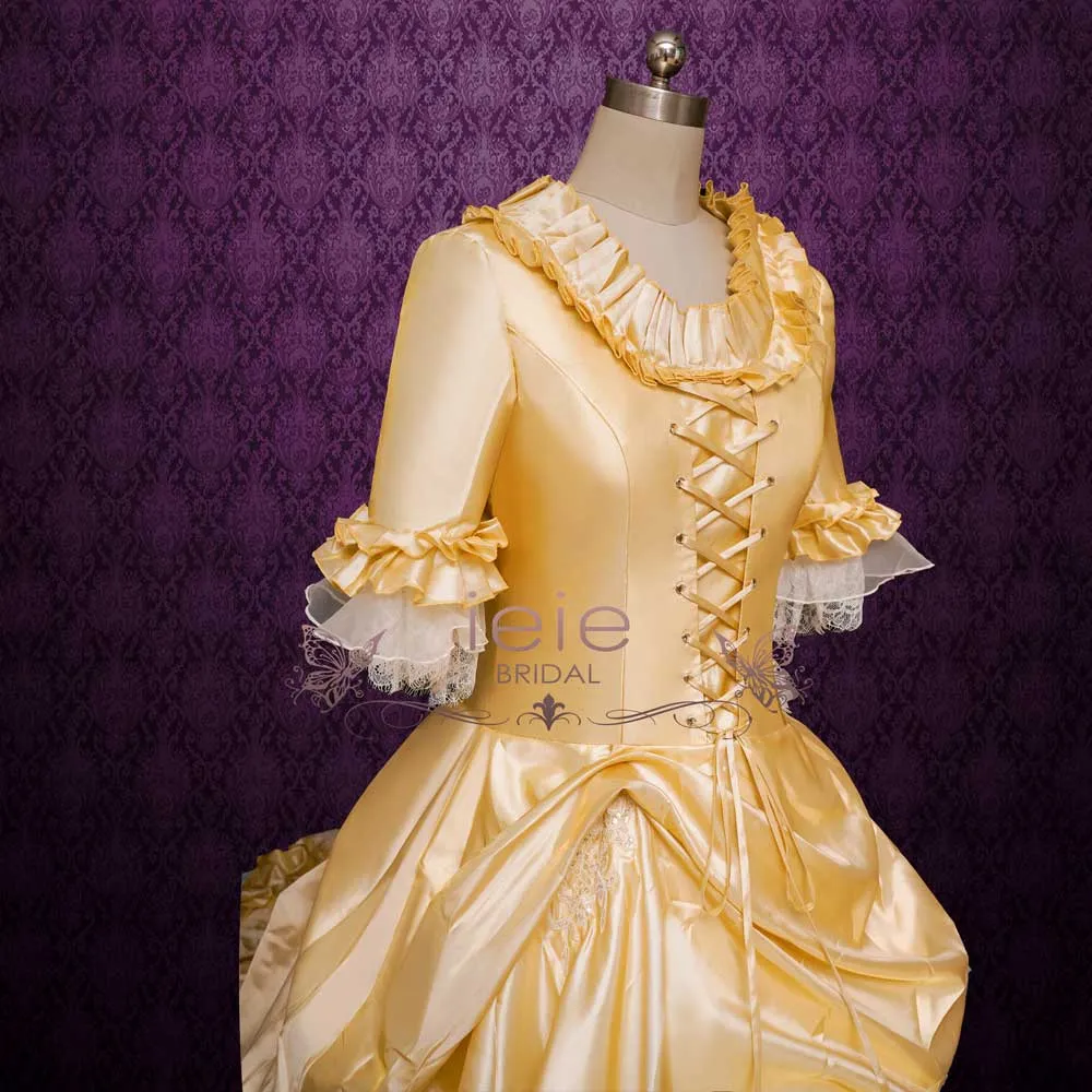 Victorian Champagne Wedding Dress  RAFAEL