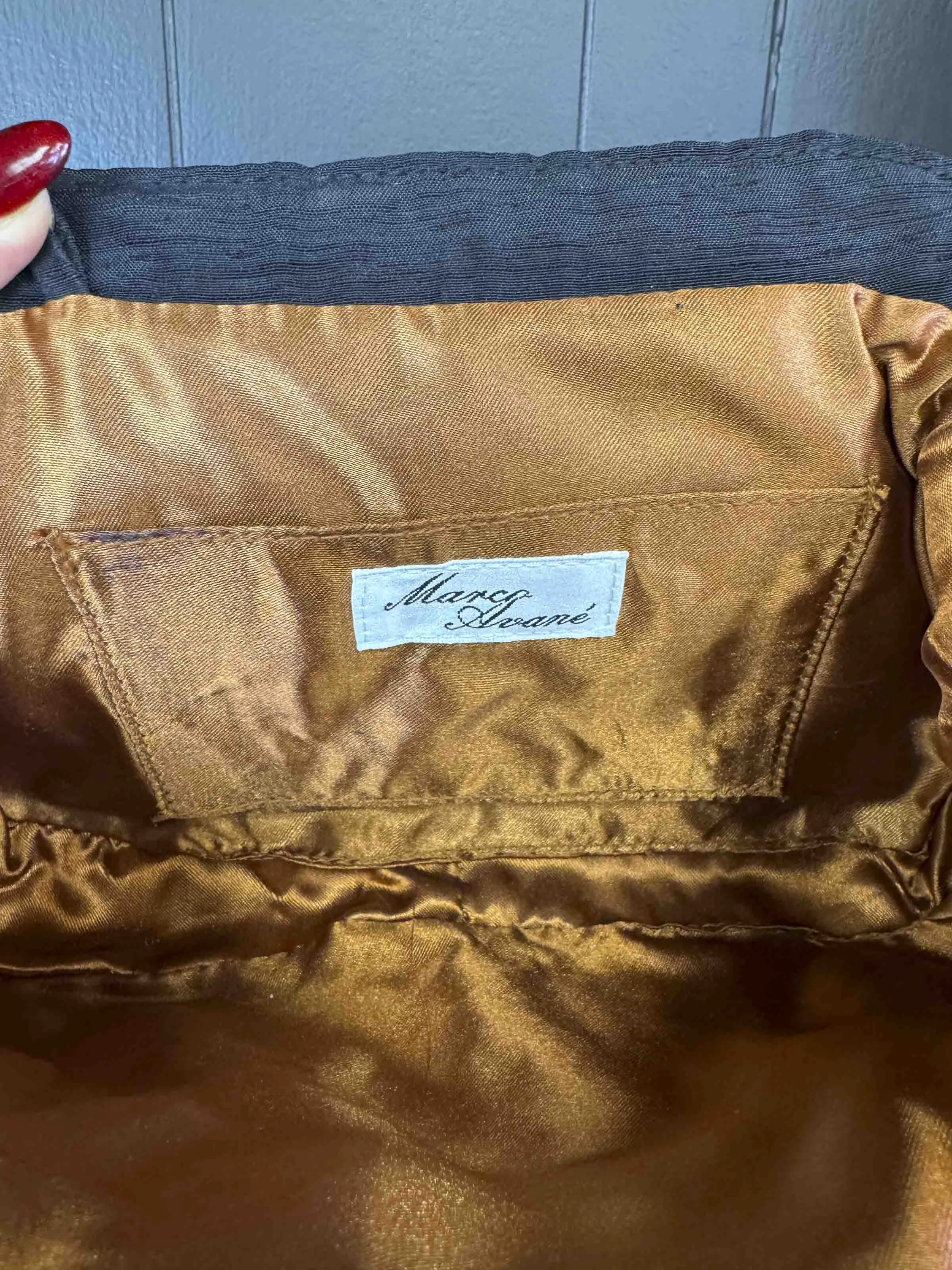 Vintage Marco Avanè Embroidered Handbag