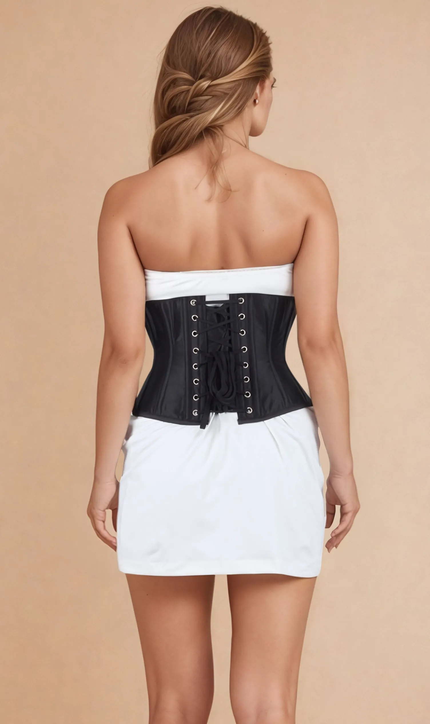 Waist Trainer Taffeta Waspie Corset