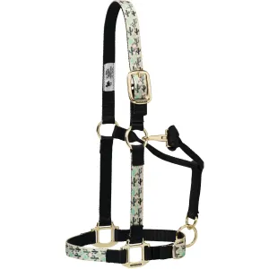 Weaver Small Adjustable Patterned Nylon Horse Halter (Multiple Pattern Options)