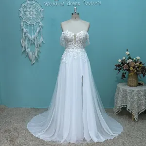 Wedding Guest Dresses: Elegant Beach Wedding Dress Lace