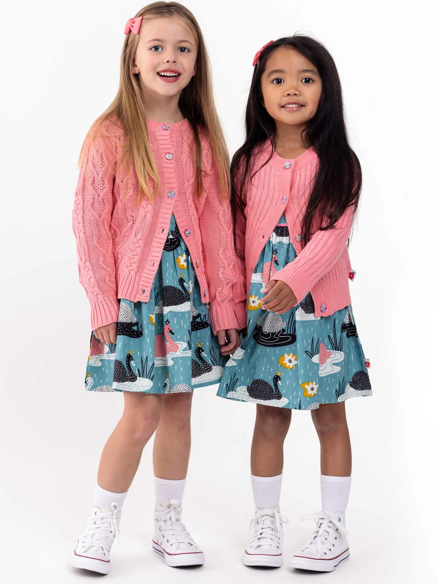 Willow Geranium Pink Cotton Cardigan