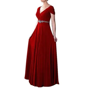 Women Bridesmaid Dress Long Chiffon Prom Wedding Gowns