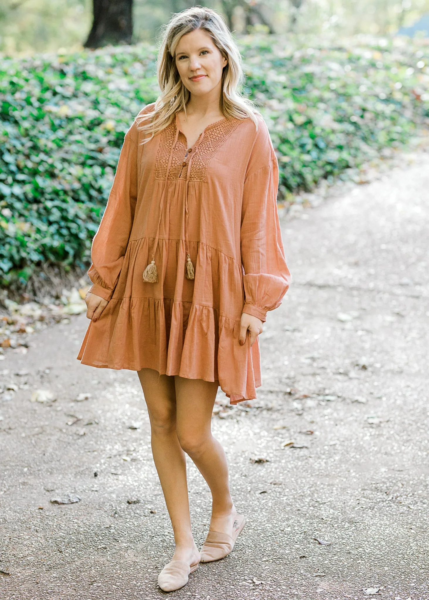 X Ginger Smoke Dress