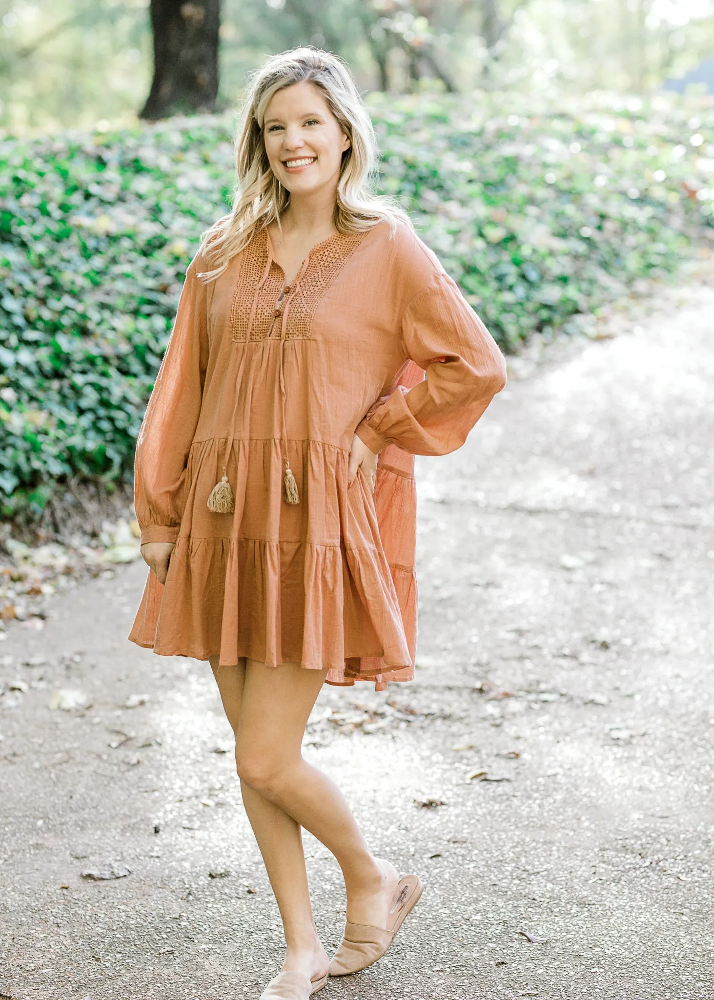 X Ginger Smoke Dress
